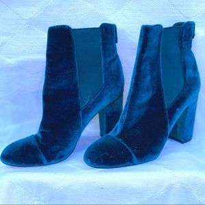 sam edelman baby blue velvet heels